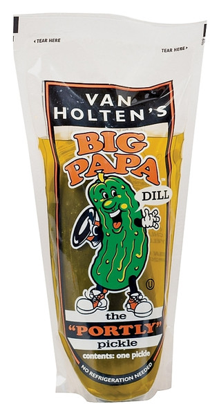 Van Holtens Big Papa Series DILL12 Jumbo Pickle, Hearty Dill Flavor, 13.2 oz Case [SKU: ORG3107729]