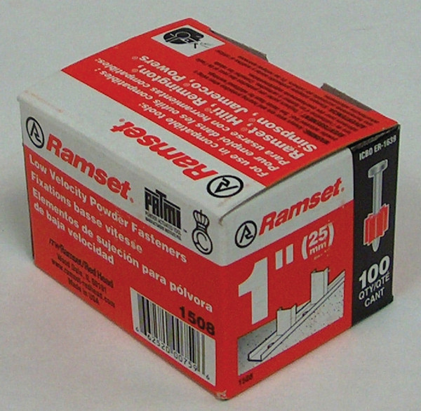 Ramset 00759 Drive Pin, 0.145 in Dia Shank, Powder Plated [SKU: ORG3538238]