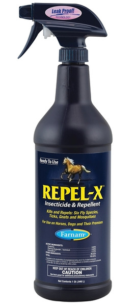 Farnam Repel-X 10330 Insecticide and Repellent, Liquid, Milky White, Citronella, 32 oz [SKU: ORG9686585]