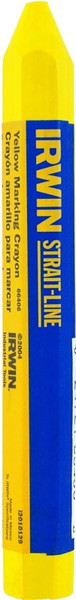 IRWIN 66406 Hi-Visibility Lumber Crayon, Yellow, 1/2 in Dia, 4-1/2 in L [SKU: ORG4489092]