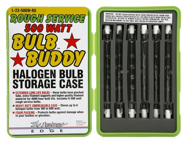 Designers Edge L23 Halogen Light Bulb, 500 W, T3 Lamp, 4000 hr Average Life [SKU: ORG1110667]