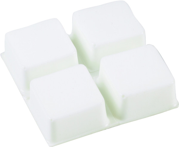 Shepherd Hardware 9563 Surface Guard Bumper Pad, 3/4 in, Square, Vinyl, White [SKU: ORG6037063]