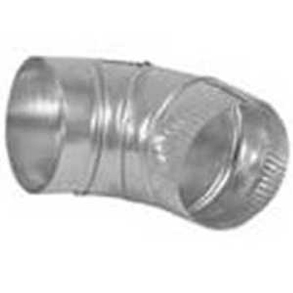 DUNDAS JAFINE E4E24ZW Vent Elbow, 4 in Connection, Aluminum [SKU: ORG0197798]
