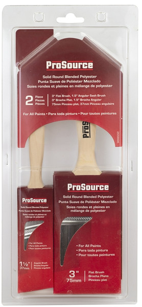 ProSource OR A 11602 S Paint Brush Set, General-Purpose, 1-1/2, 3 in Brush, 2 -Brush [SKU: ORG2658896]