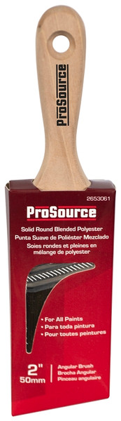ProSource OR 21681 0200 Angular Sash Paint Brush, Round Handle [SKU: ORG2653061]
