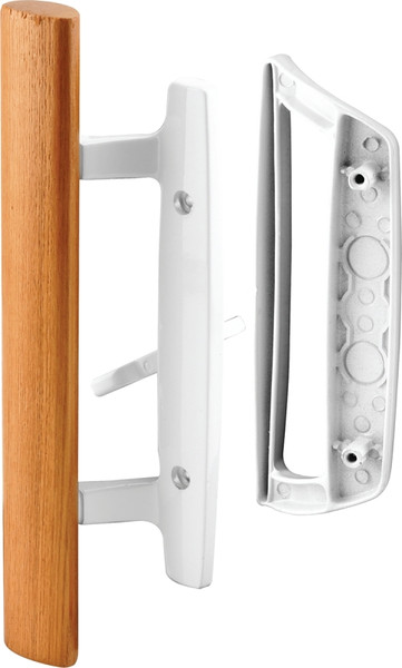 Prime-Line C 1204 Door Pull Set, 2-1/8 in W, 1-13/16 in D, Wood, Painted [SKU: ORG0125179]