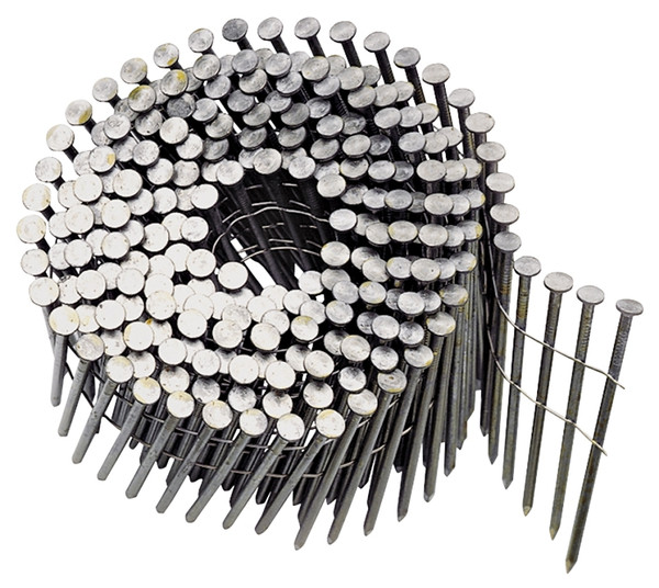 ProFIT 0616453 Framing Nail, 2-3/8 in L, 11-1/2 Gauge, Steel, Brite, Round Head, Ring Shank [SKU: ORG6075519]