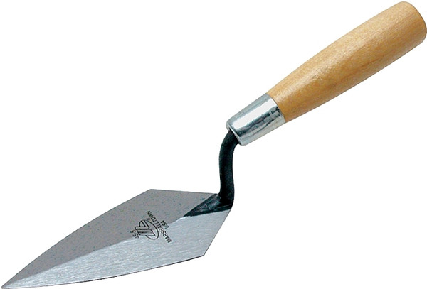 Marshalltown 45 6 Pointing Trowel, 6 in L Blade, 2-3/4 in W Blade, HCS Blade, Hardwood Handle [SKU: ORG6485205]