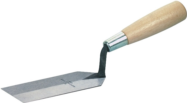 Marshalltown 52 Margin Trowel, 5 in L Blade, 2 in W Blade, HCS Blade, Wood Handle [SKU: ORG6484968]