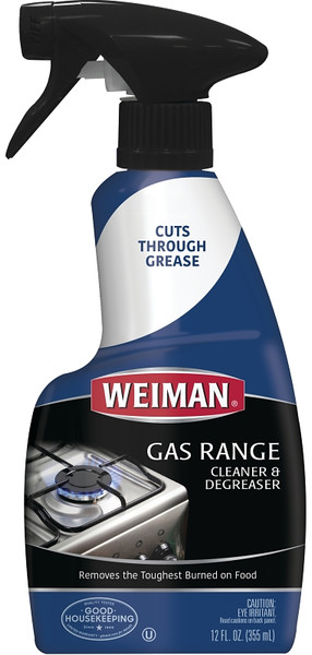 Weiman 79 Gas Range Cleaner, 12 oz, Liquid, Citrus, Clear [SKU: ORG8590093]