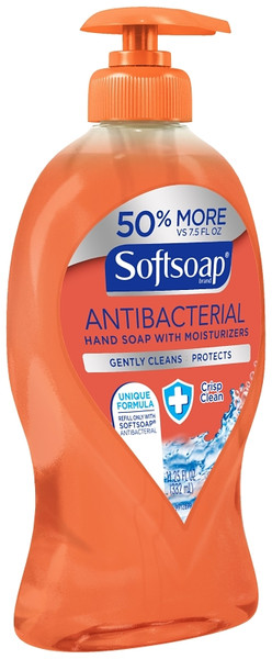 Softsoap US03562A Hand Soap Orange, Liquid, Orange, Crisp Clean, 11.25 oz Bottle [SKU: ORG7187685]