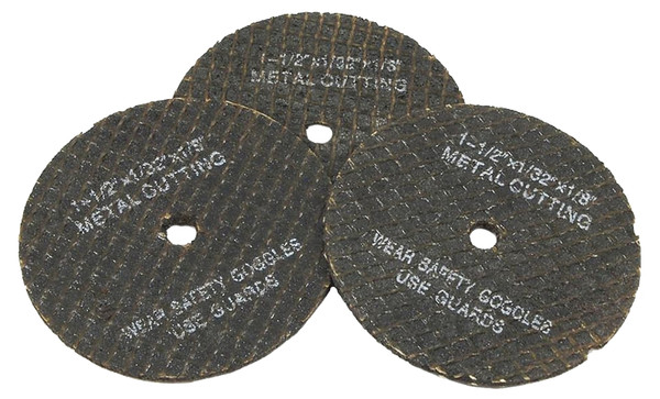 Forney 60215 Cut-Off Wheel, 1-1/2 in Dia, 1/32 in Thick [SKU: ORG8917601]