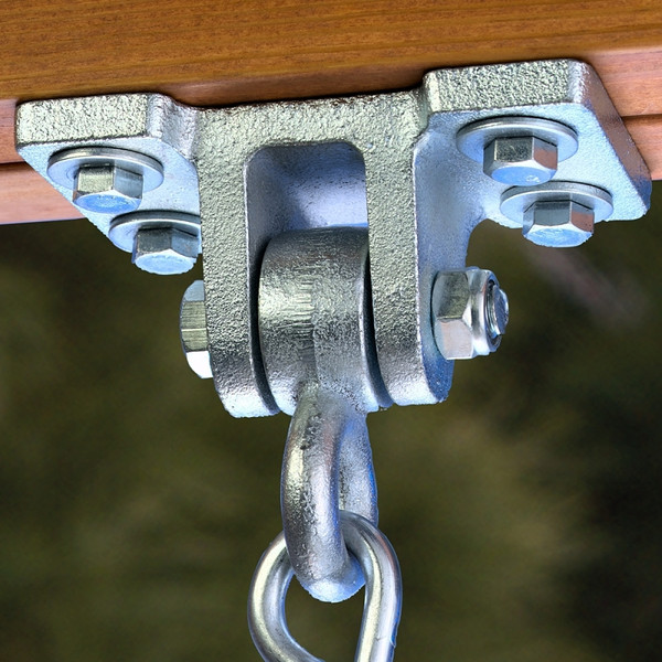 PLAYSTAR PS 7576 Swing Hanger, Steel, Galvanized, For: Wood Swing Beams [SKU: ORG5449715]