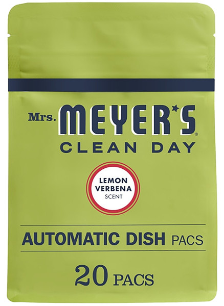 Mrs. Meyer's 14264 Dishwasher Soap Pack, Citrus, White [SKU: ORG7320161]