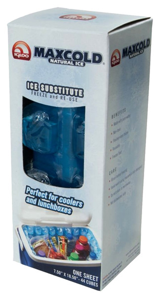 IGLOO Maxcold 25078 Reusable Ice Sheet, 44 Cube Box, Blue [SKU: ORG2569267]