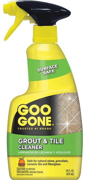 Goo Gone 2052 Grout and Tile Cleaner, 14 oz Bottle, Liquid, Citrus, Clear [SKU: ORG8445033]