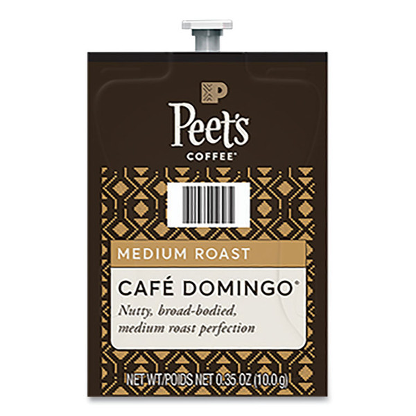 FLAVIA Ground Coffee Freshpacks, CafeDomingo Blend, 0.35 oz Freshpack, 76/Carton [SKU: PEELPC00262]