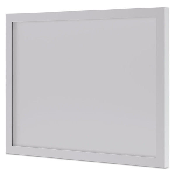 BL Series Frosted Glass Modesty Panel, 39.5w x 0.13d x 27.25h, Silver/Frosted [SKU: BSXBLBF72MODG]