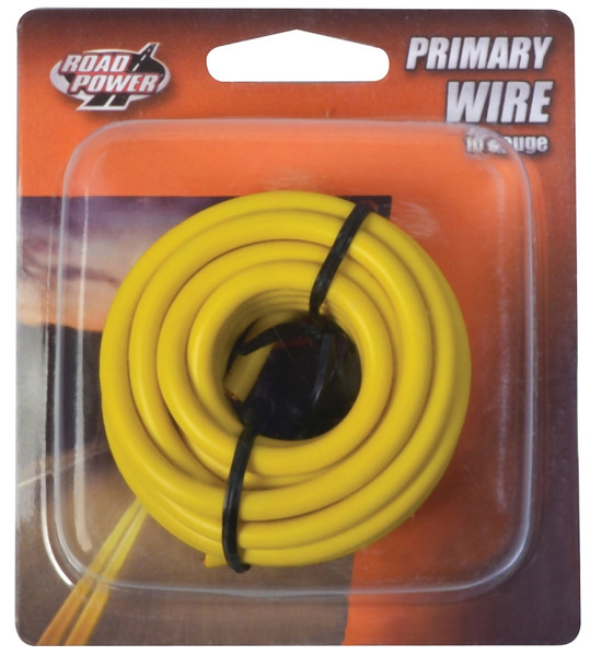 Road Power 55672233/10-1-14 Electrical Wire, 10 AWG Wire, 25/60 VAC/VDC, Copper Conductor, Yellow Sheath, 7 ft L [SKU: ORG6924930]