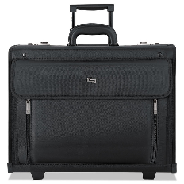 Classic Rolling Catalog Case, Fits Devices Up to 16", Polyester, 18 x 8 x 14, Black [SKU: USLPV784]