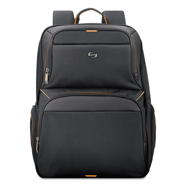 Urban Backpack, Fits Devices Up to 17.3", Polyester, 12.5 x 8.5 x 18.5, Black [SKU: USLUBN7014]
