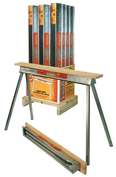 FULTON StableMate QP4230-12 Folding Sawhorse, 1000 lb, 30 in H, Steel [SKU: ORG7295439]