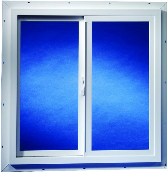 Duo-Corp 3030TMUT Utility Window, 35-1/2 in OAW, 35-1/2 in OAH, Vinyl Frame [SKU: ORG9395369]