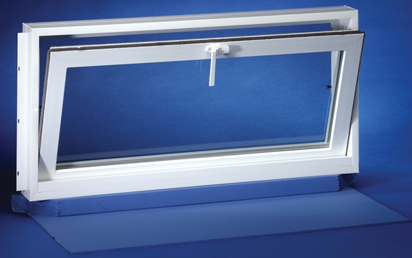 Duo-Corp Aristoclass 3219ART Hopper Basement Window, Insulated Glass Glass/Screen, Vinyl Frame [SKU: ORG4803821]