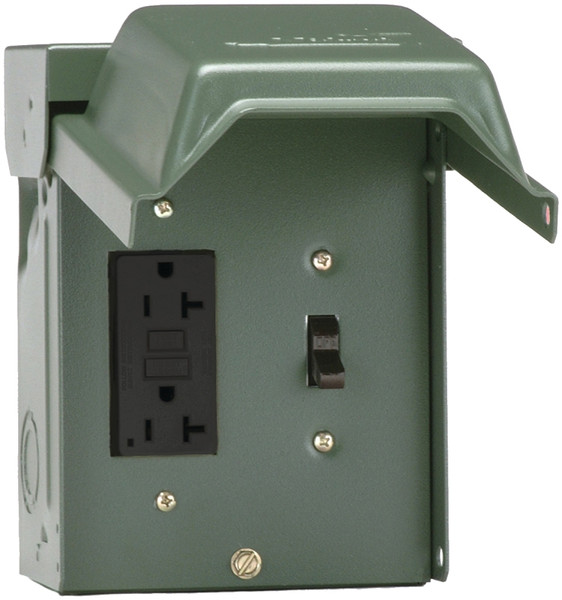 GE Industrial Solutions U010S010GRP Power Outlet, 20 A, 120 V, Green [SKU: ORG7111206]