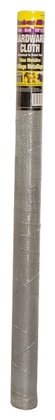 Jackson Wire 11 06 16 15 Hardware Cloth, 10 ft L, 36 in W, 27 Gauge, 1/8 x 1/8 in Mesh, Galvanized [SKU: ORG6100804]