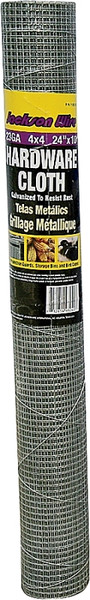 Jackson Wire 11 05 15 13 Hardware Cloth, 10 ft L, 24 in W, 23 Gauge, 1/4 x 1/4 in Mesh, Galvanized [SKU: ORG6088926]