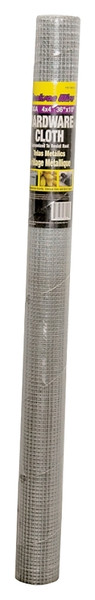 Jackson Wire 11 05 16 13 Hardware Cloth, 10 ft L, 36 in W, 23 Gauge, 1/4 x 1/4 in Mesh, Galvanized [SKU: ORG6100762]