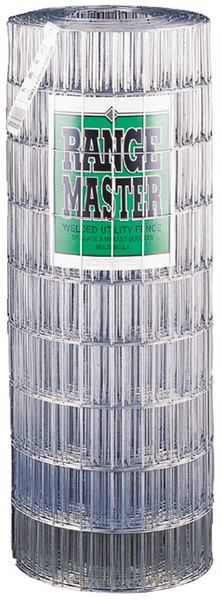 Rangemaster 7743 Welded Utility Fence, 100 ft L, 48 in H, 2 x 4 in Mesh, 14 Gauge, Galvanized [SKU: ORG4437521]