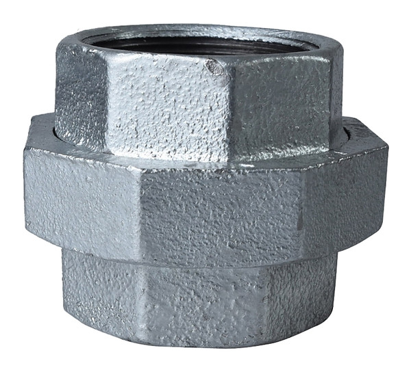 ProSource 34B-2G Pipe Union, 2 in, Threaded, Malleable Iron, 40 Schedule, 300 psi Pressure [SKU: ORG6103477]