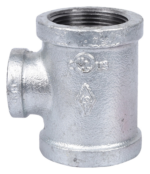 ProSource PPG130R-32X20 Pipe Tee, 1-1/4 x 1-1/4 x 3/4 in, FIPT, Malleable Steel, SCH 40 Schedule [SKU: ORG6101968]