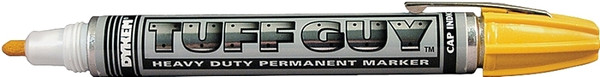Dykem 44401 Permanent Marker, Yellow [SKU: ORG3823432]