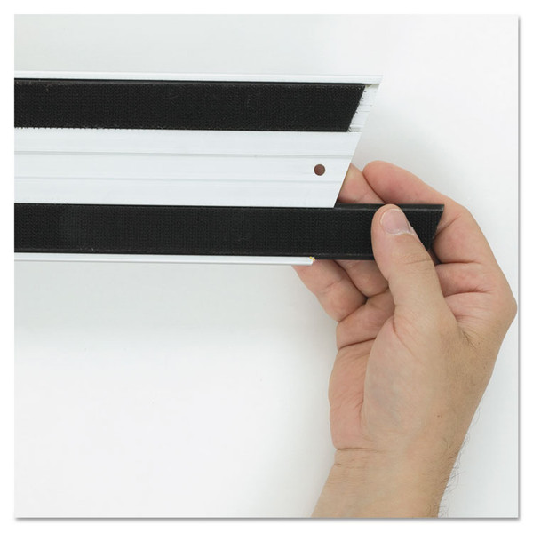 Hook and Loop Replacement Strips, 1.1" x 18", Black [SKU: RCPQ180BLACT]