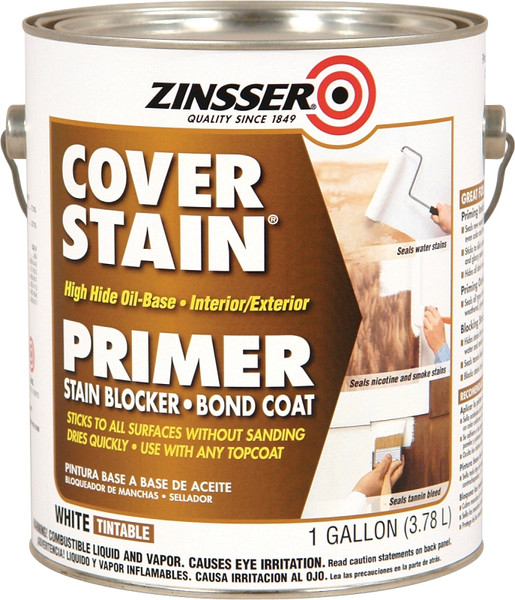 ZINSSER 3551 Primer, Matte, White, 1 gal [SKU: ORG5651344]