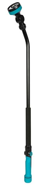 Gilmour 820522-1001 Watering Wand, Swivel Inlet, 5 -Spray Pattern, Articulated, Plastic, Black/Blue, 34 in L Wand [SKU: ORG7372550]