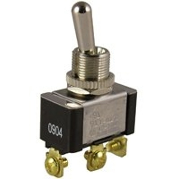 GB GSW-12 Toggle Switch, 125/250 V, SPDT, Screw Terminal, Phenolic/Plastic Housing Material, Black [SKU: ORG6433189]