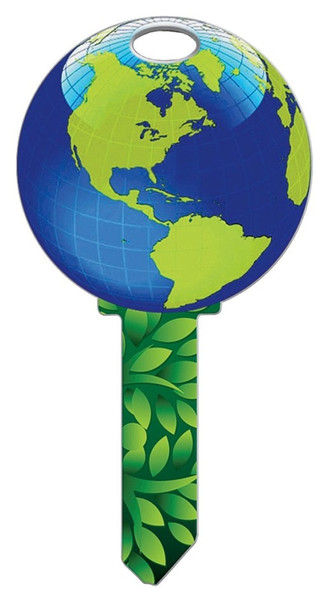 Lucky Line Key Shapes Series B127K Key Blank, Brass, Enamel, For: Kwikset Locks [SKU: ORG0665703]