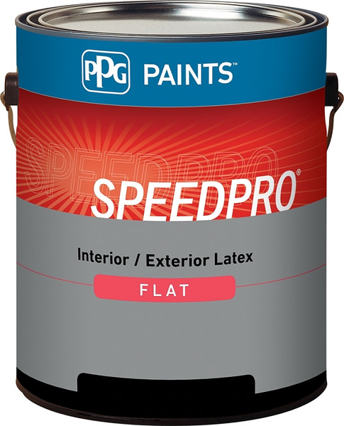 PPG SPEEDPRO 14-650/01 Interior Paint, Flat, White, 1 gal [SKU: ORG9994633]