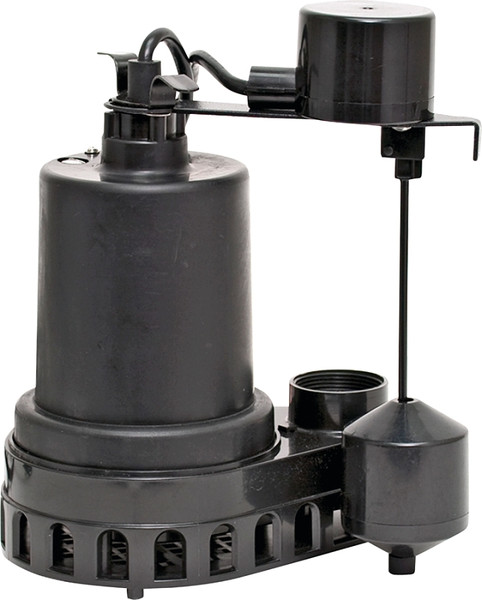 SUPERIOR PUMP 92372 Sump Pump, 4.1 A, 120 V, 0.33 hp, 1-1/2 in Outlet, 48 gpm, Thermoplastic [SKU: ORG8793671]