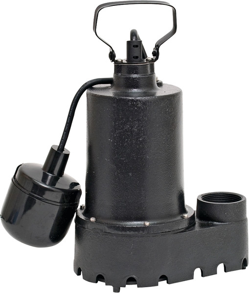 SUPERIOR PUMP 92331 Sump Pump, 4.1 A, 120 V, 0.33 hp, 1-1/2 in Outlet, 46 gpm, Iron [SKU: ORG6198048]