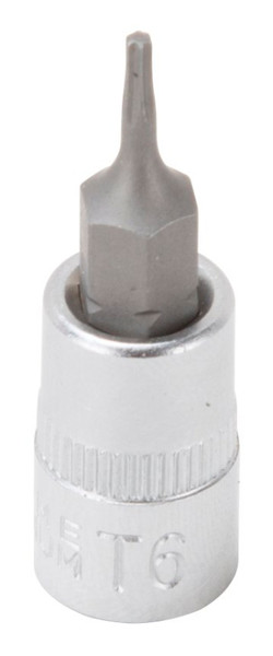 Vulcan 55050023SD Star Bit Socket, T6 Tip, Chrome [SKU: ORG1194331]