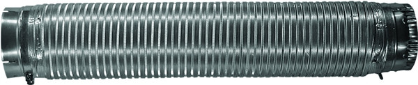 BUILDER'S BEST 110129 Semi-Rigid Dryer Vent Pipe Snap-Lock, 6 ft L, Aluminum [SKU: ORG6739122]