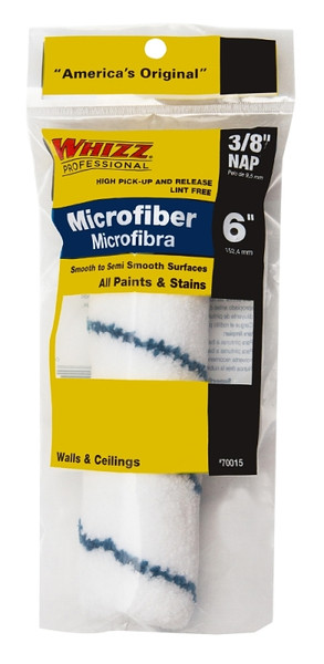 WHIZZ 70015 Xtrasorb Jumbo Roller, 3/8 in Thick Nap, 6 in L, Microfiber Cover [SKU: ORG4907176]