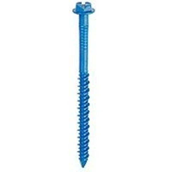 Buildex Tapcon 24340 Screw Anchor, Hex Drive, Steel, Climaseal, 75 PK [SKU: ORG2974004]