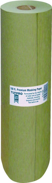Trimaco EasyMask 12209 Trim Masking Paper, 180 ft L, 9 in W, Green [SKU: ORG0694778]