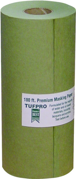 Trimaco EasyMask 12206 Trim Masking Paper, 180 ft L, 6 in W, Green [SKU: ORG8275315]